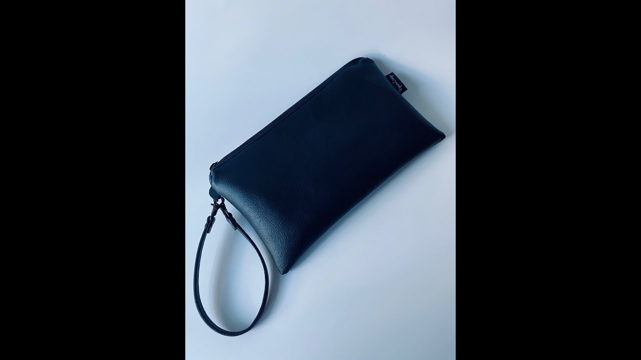 Simple Faux Leather Wristlet Tutorial