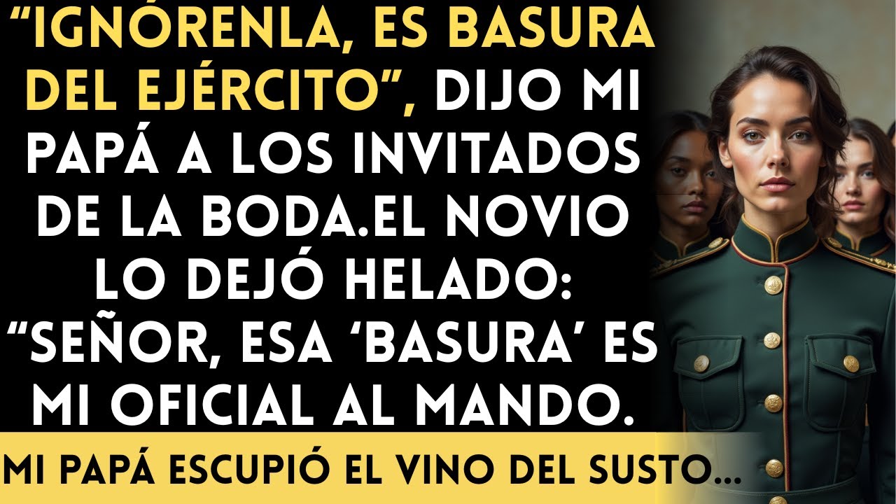 Mi papá me insultó en la boda. y luego se atragantó con su vino cuando el novio me saludó con un…
