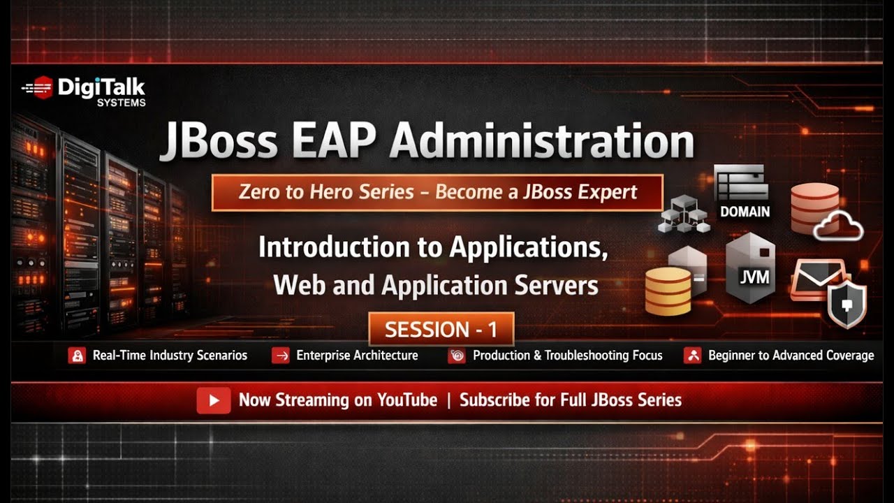 P1 Jboss Administration Series: Zero2Hero - Understand Applications, Web and Application Servers