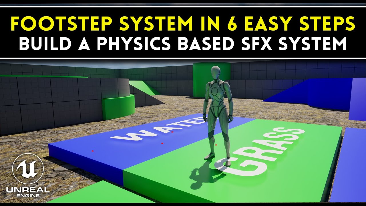 UE5 Metasounds: The Footstep Edition! - SFX That React To Different Surface Types in 6 Easy Steps