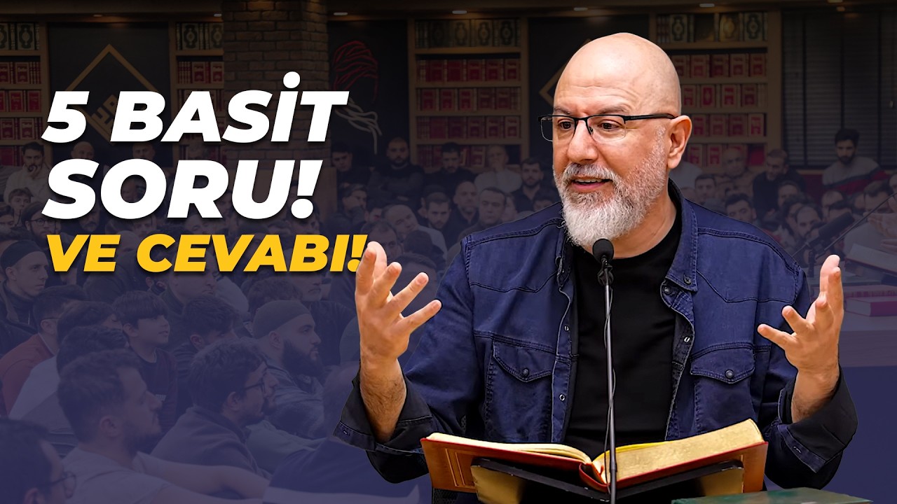 Allah Yok! Diyenlere Sorulacak 5 Basit Soru! - @Uğur Akkafa