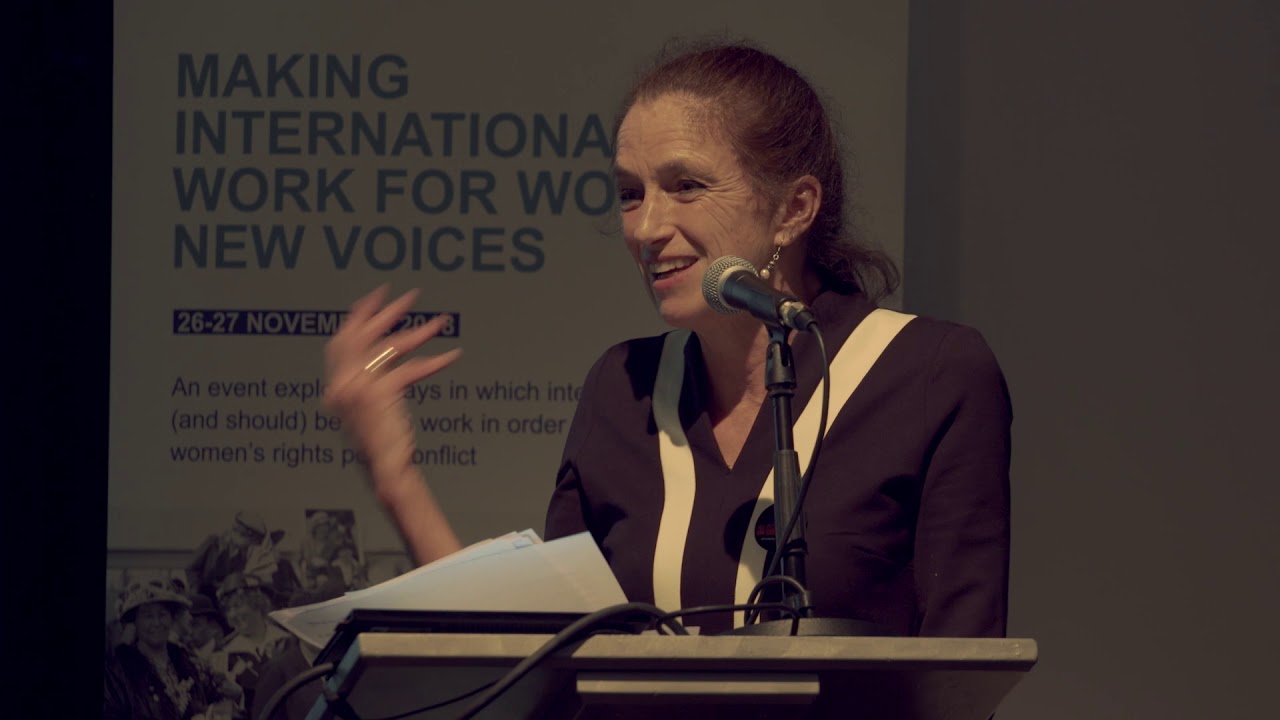 'Making International Law Work for Women post-conflict: new voices&rsquo; - Frances Guy