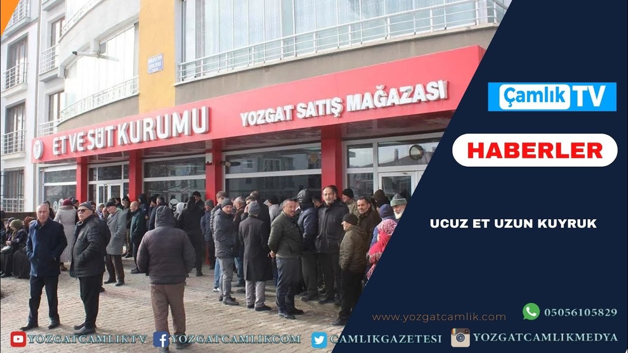 Yozgat’ta Ramazan Öncesi Uygun Fiyatlı Et İçin Uzun Kuyruklar Oluştu!