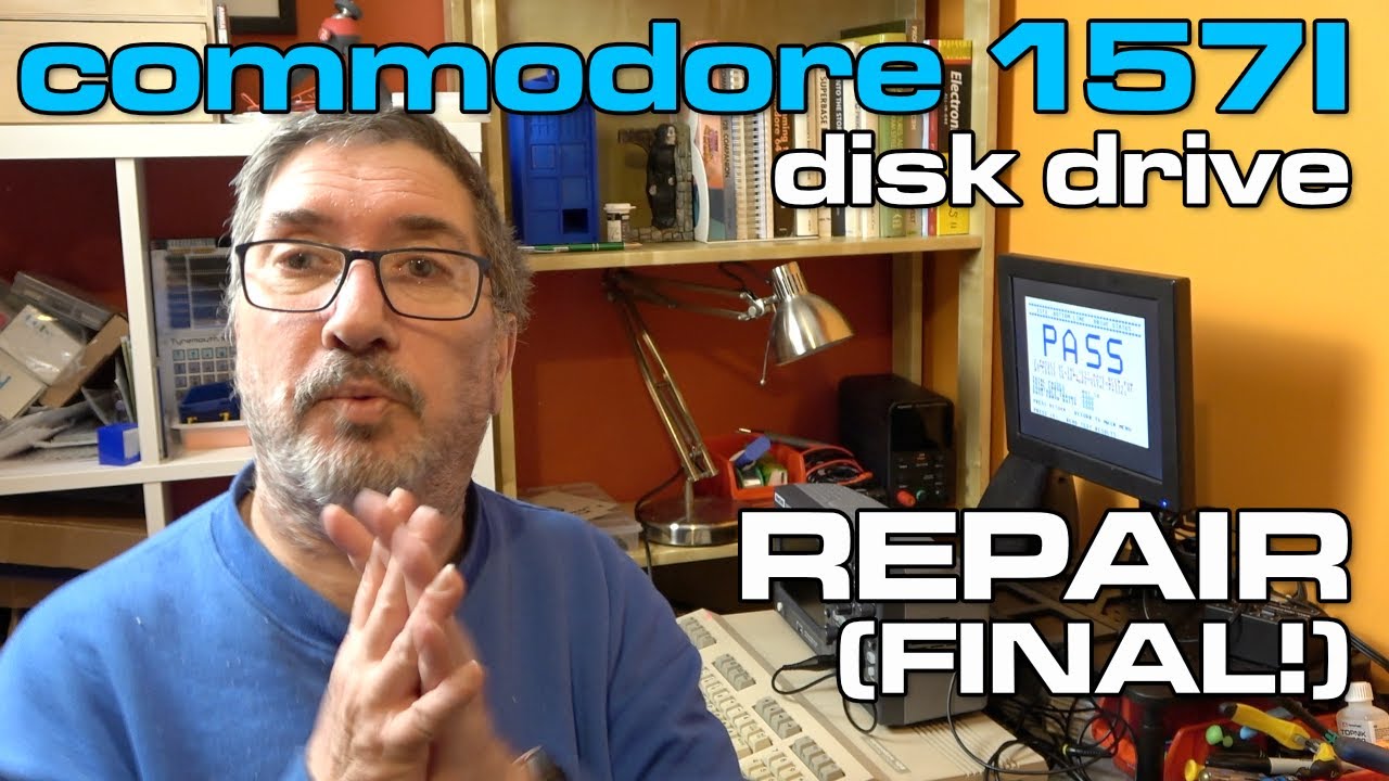 Commodore 1571 disk drive Repair Part 3. Will it work?