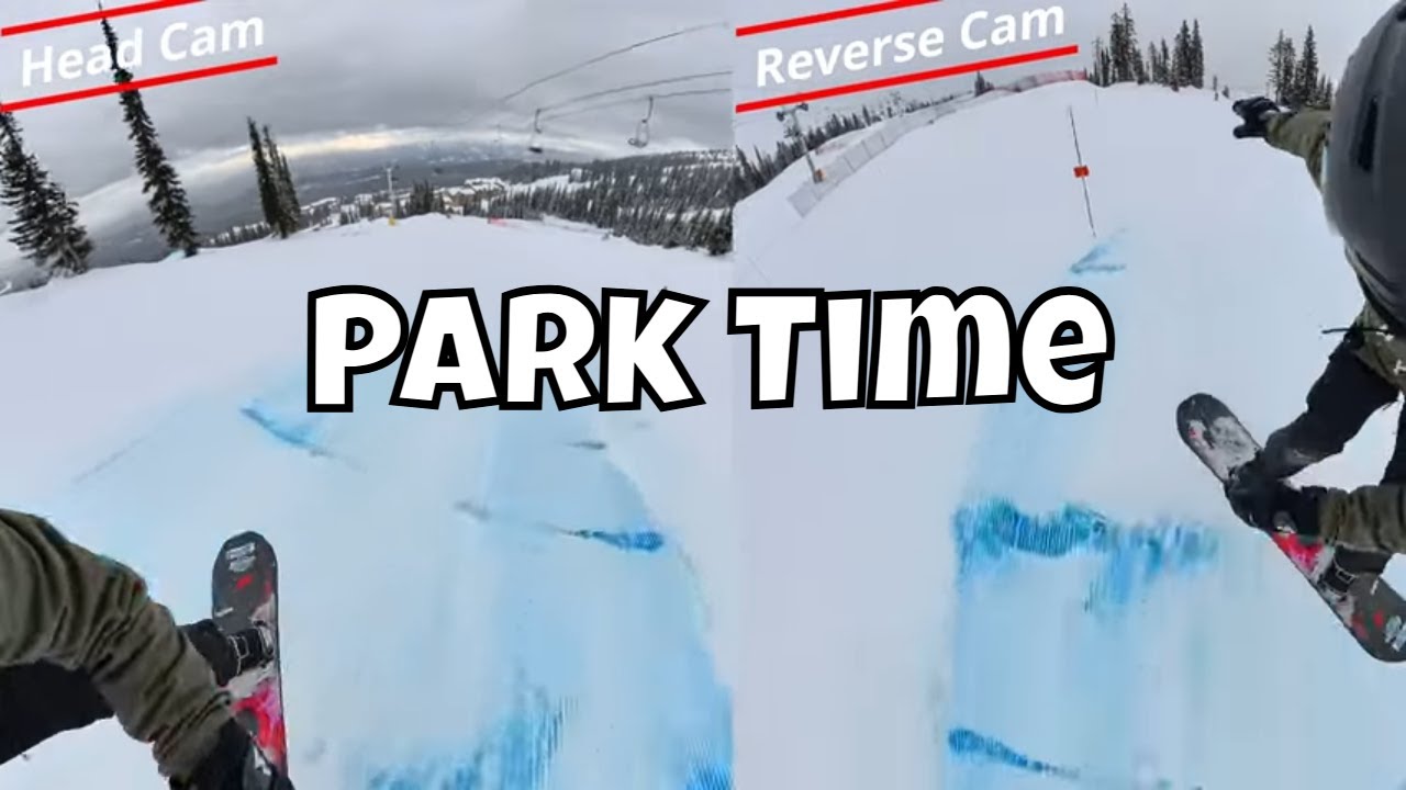 Snowboard Freestyle Terrain Park POVs