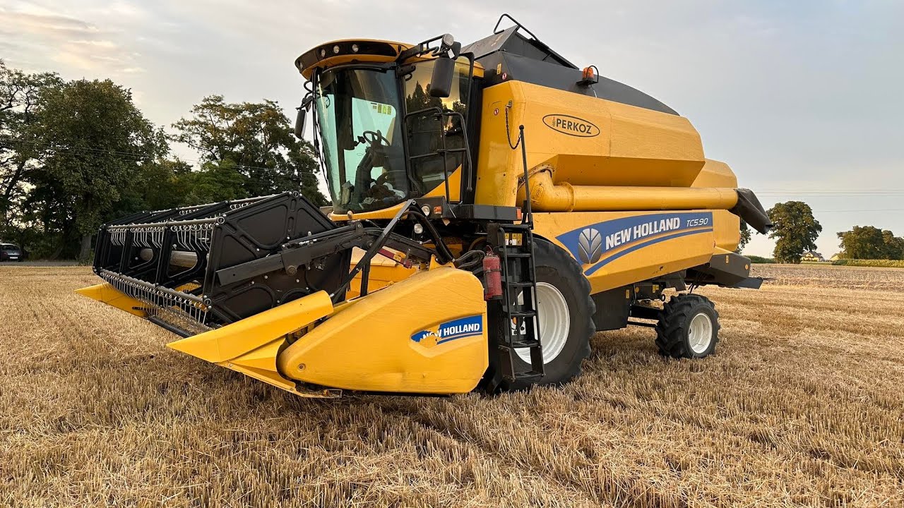 żniwa 2023 jęczmień jary new holland TC 5.90