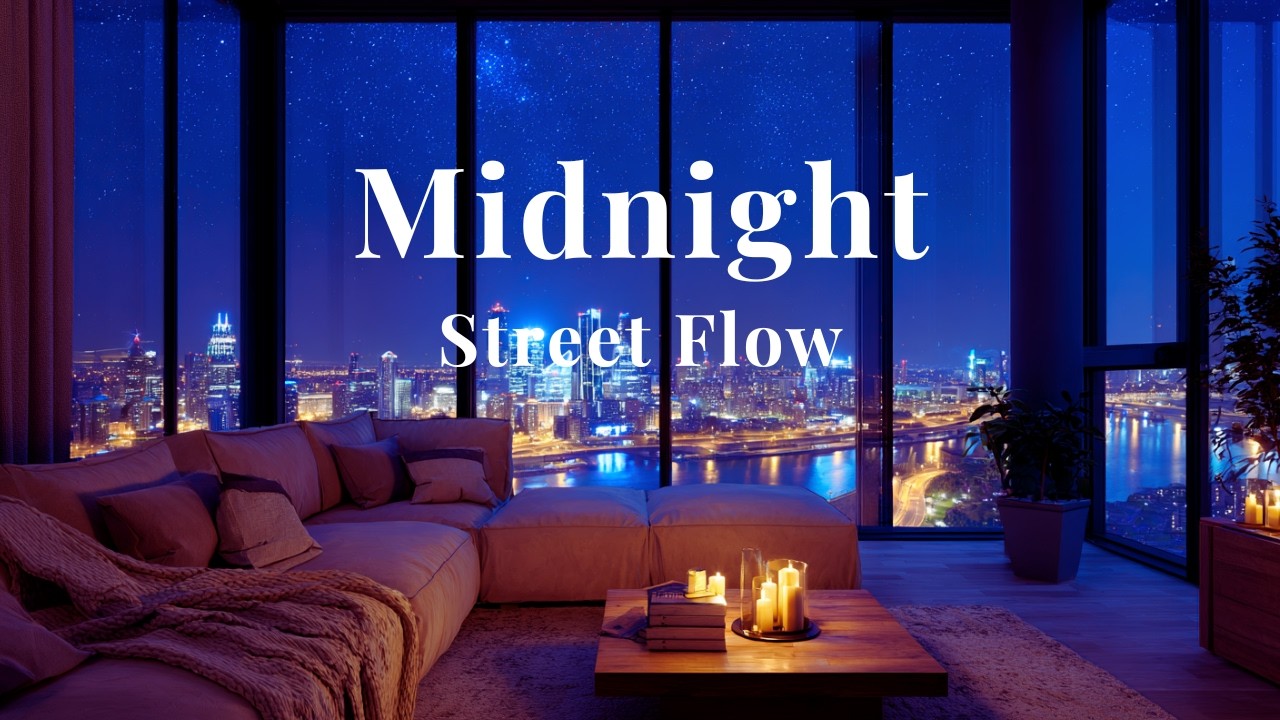 Midnight Street Flow ｜ 1 Hour Night Lofi for Study & Work 🌙