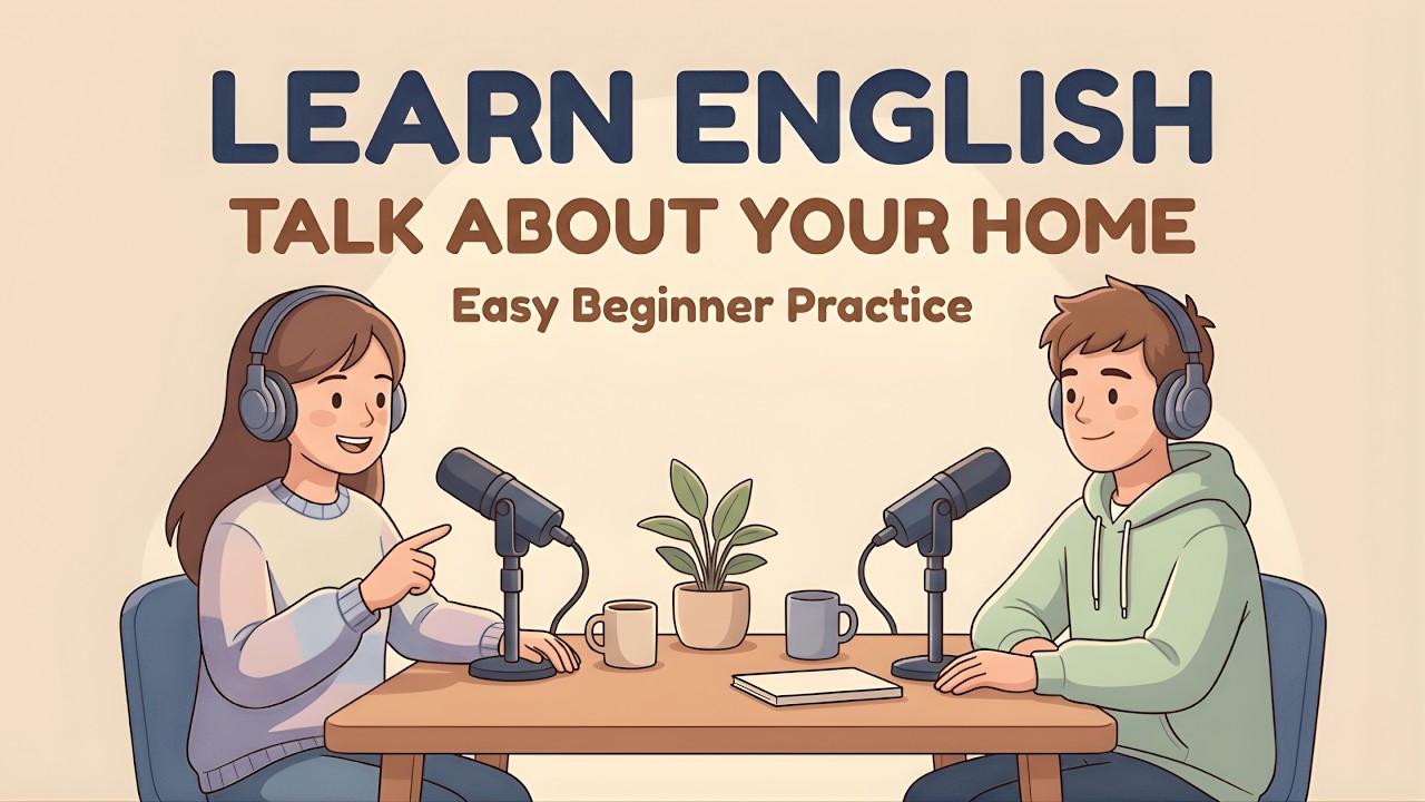 Learn English: How to Talk About Your Home | Beginner Conversation Practice