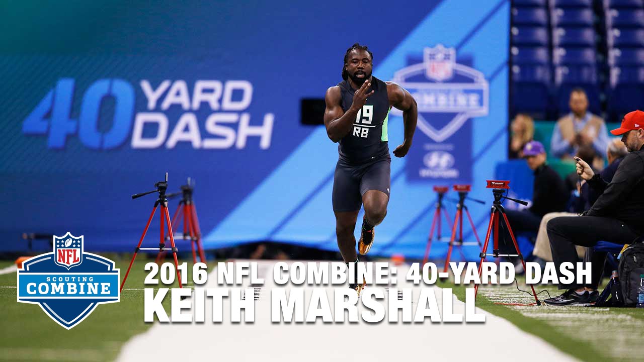 Keith Marshall (Georgia, RB) Incredible 40-Yard Dash | 2016 NFL Combine