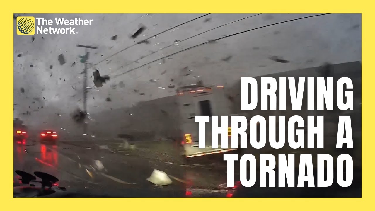 See It: The Terrifying Moment a Car Drives Through Tennessee tornado