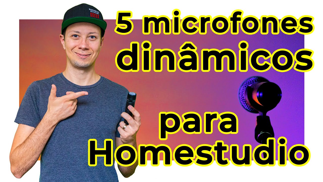 Microfone Dinâmico para Home Studio - Arcano, Behringer, Shure