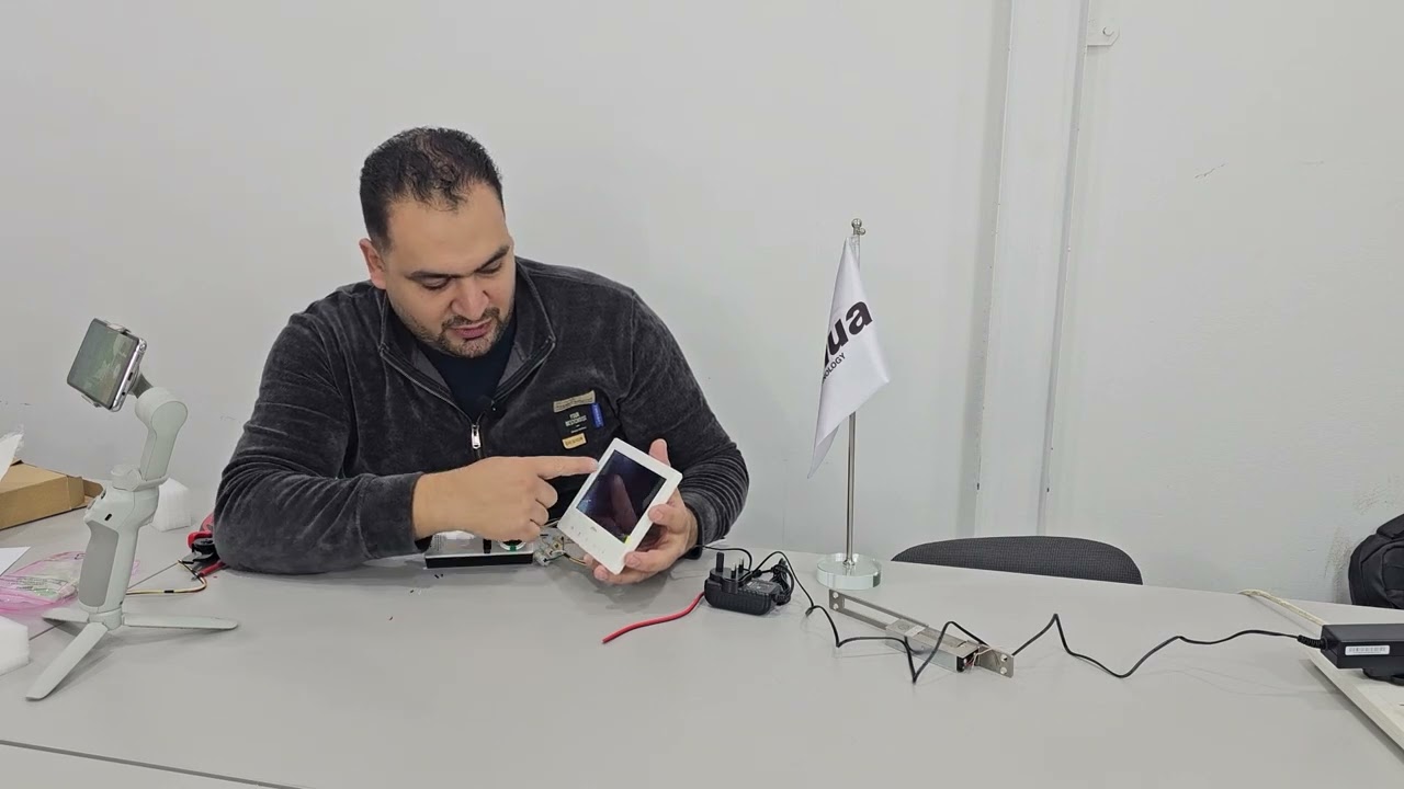 شرح توصيل انتركوم داهوا انالوج + فتح الباب  ..Dahua Video Intercom Kit DHI-KTA02