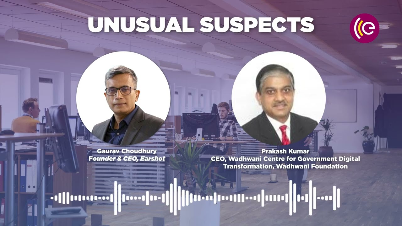 Govt Digital transformation | Prakash Kumar, CEO, Wadhwani Centre for Govt Digital Transformation