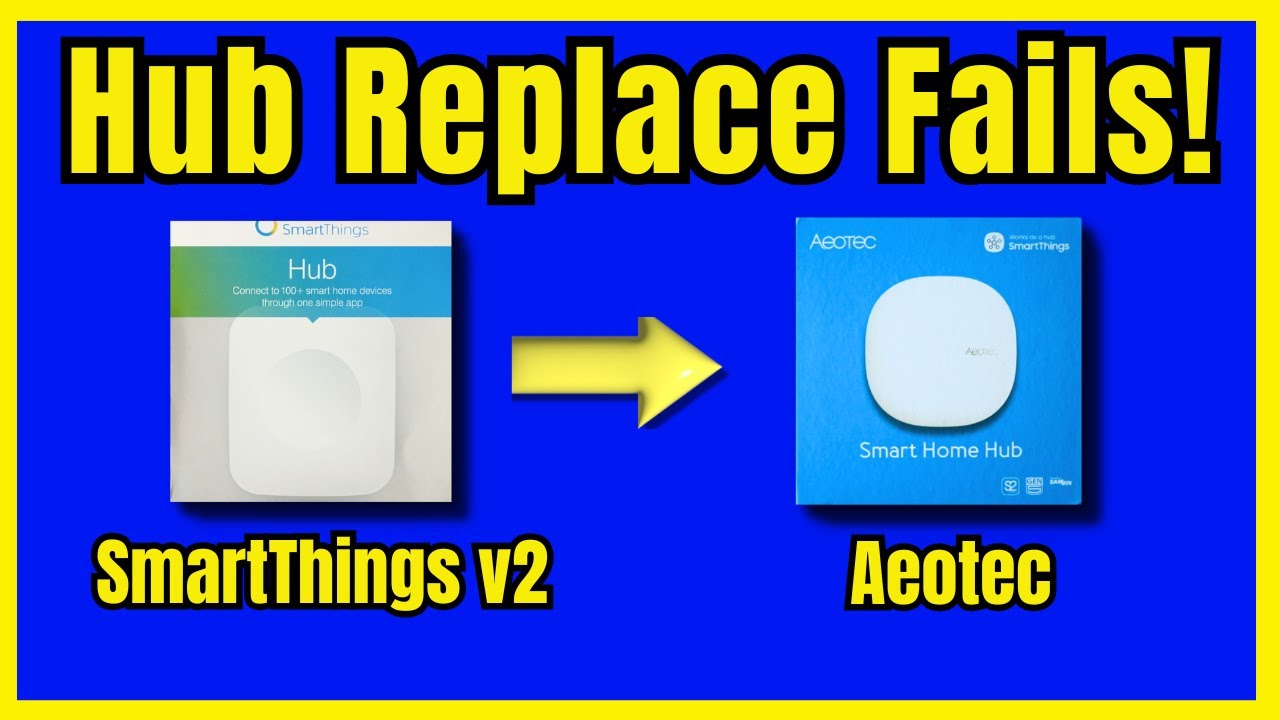 SmartThings Hub Replace Feature ( Live Demo )