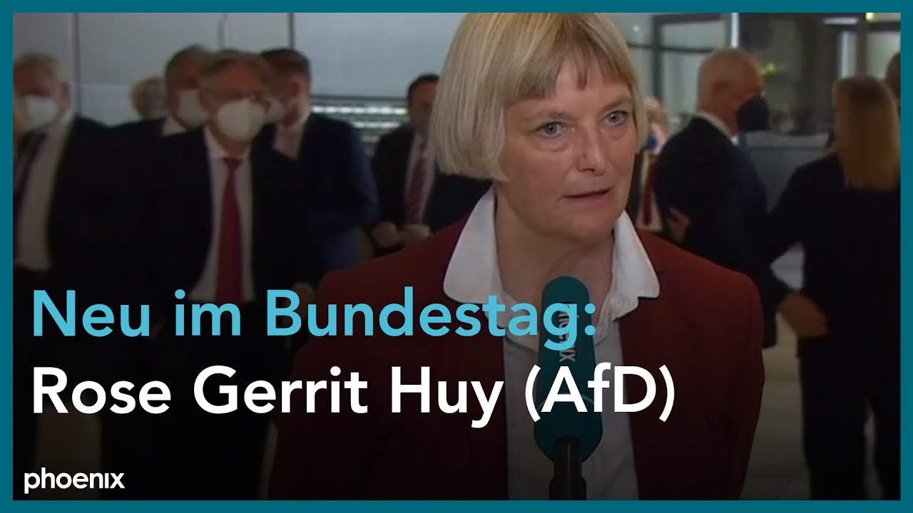 Neue Abgeordnete: Rose Gerrit Huy (AfD) im Interview am 26.10.21