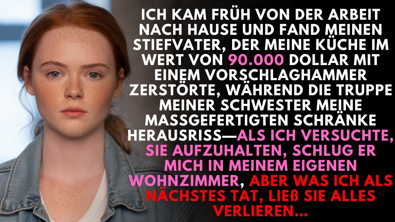 Kam früh nach Hause—Stiefvater schlug mich, Schwester riss Küche heraus. Dann…