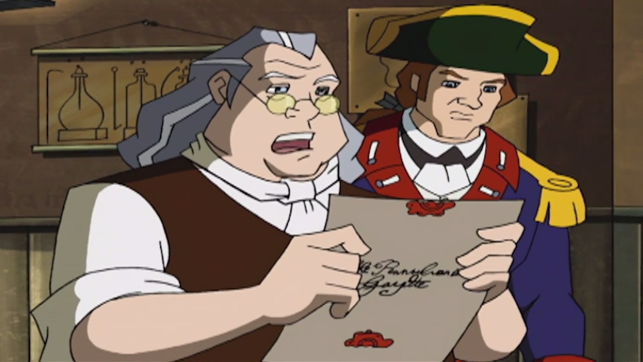 Liberty's Kids HD 111 - Postmaster General Franklin | History Videos For Kids