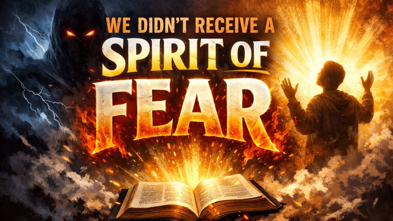 We didn't receive a spirit of fear