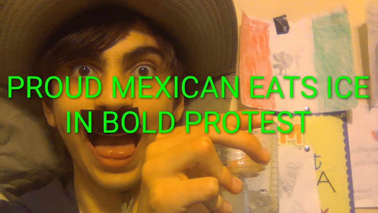 Proud Mexican eats ICE in bold protest! 