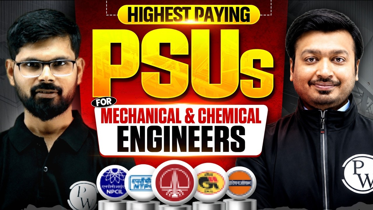 Highest Paying PSUs for Mechanical & Chemical Engineers 🔥| Salary & Career Growth