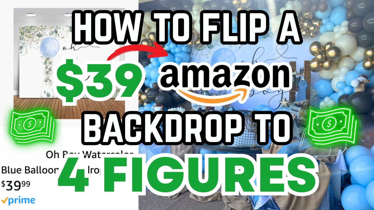 Как я заработала деньги с помощью фона за 39 долларов с Amazon (вы тоже можете!) | Основы организ...