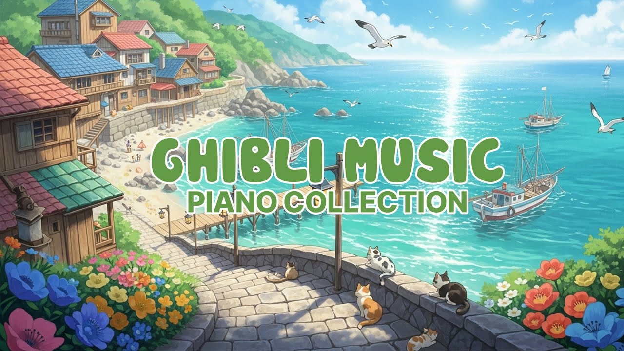 Ghibli Medley Piano for work/relax/study🌹The best piano Ghibli collection in history