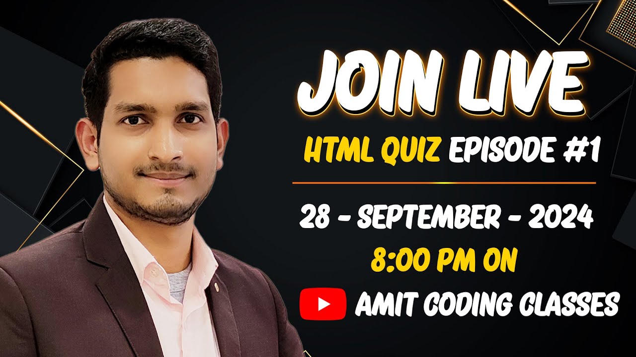 HTML MCQ Question Answer Quiz Episode 1