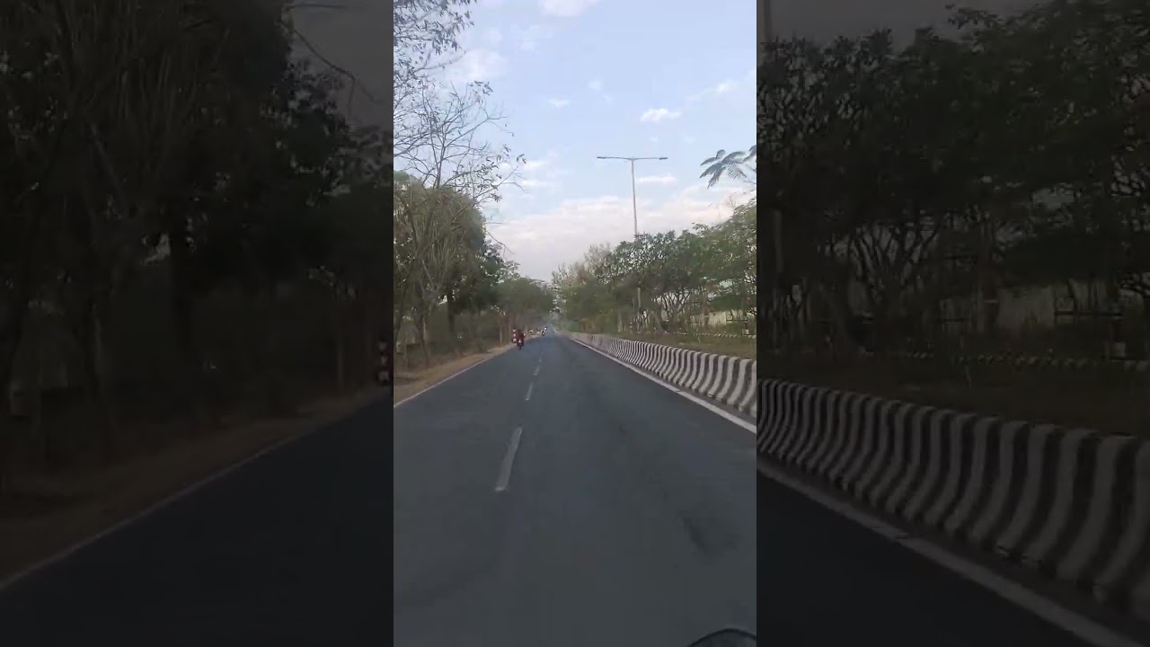 Morning view while going to school 🏫