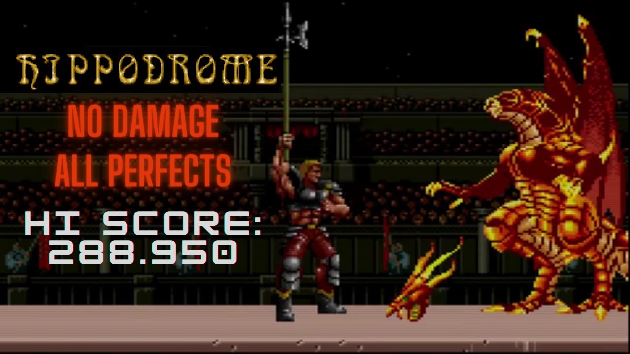 Hippodrome (Fighting Fantasy) No Damage All Perfects Playthrough [Score: 288.950]