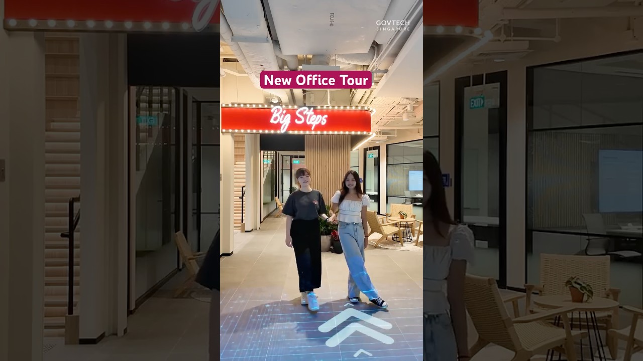 New office tour 🏢 #TechOffice #GovTechSG