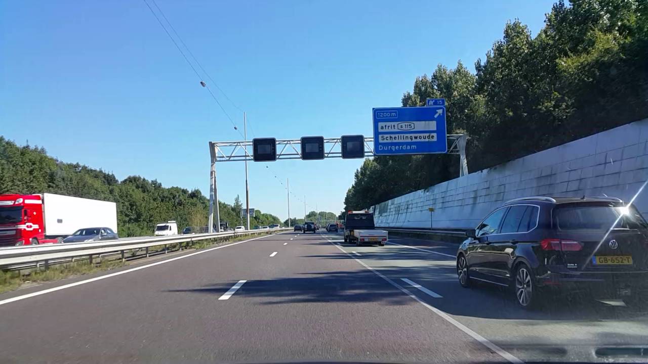Dashcam Beelden Amsterdam : A10 Knooppunt Coenplein ---- 》 Knooppunt Watergraafsmeer 》A1