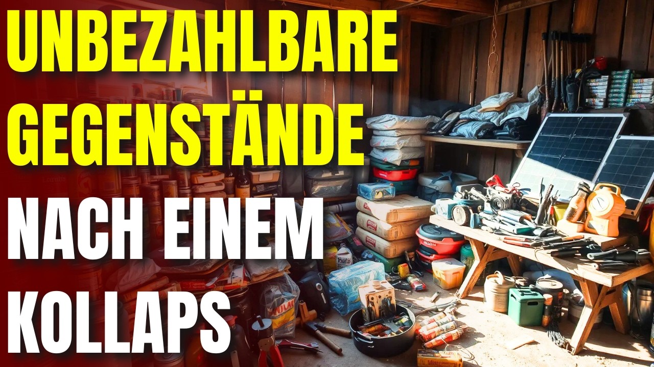 50 Dinge, Die UNBEZAHLBAR Sein Werden, Um Einen KOLLAPS Zu Überleben