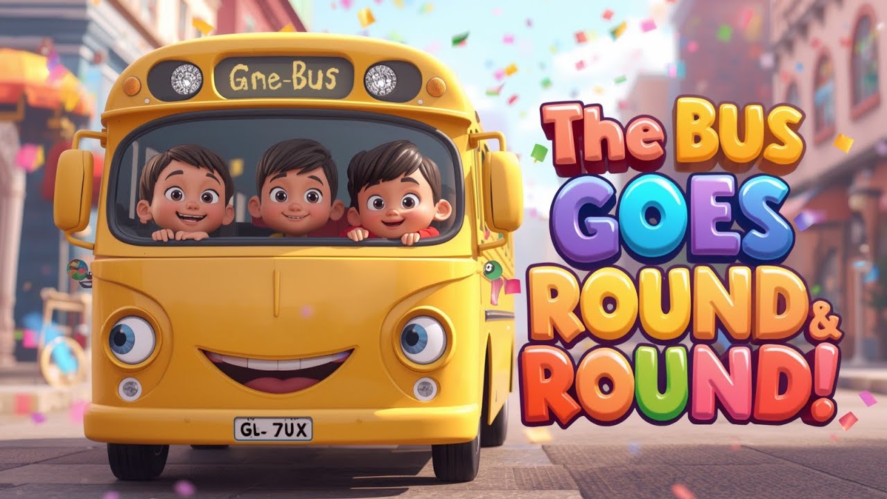 Wheels on the Bus 🚌 | Nursery Rhymes for Kids | Baby Songs & Children@lalafun-kids-nursery-rhymes 