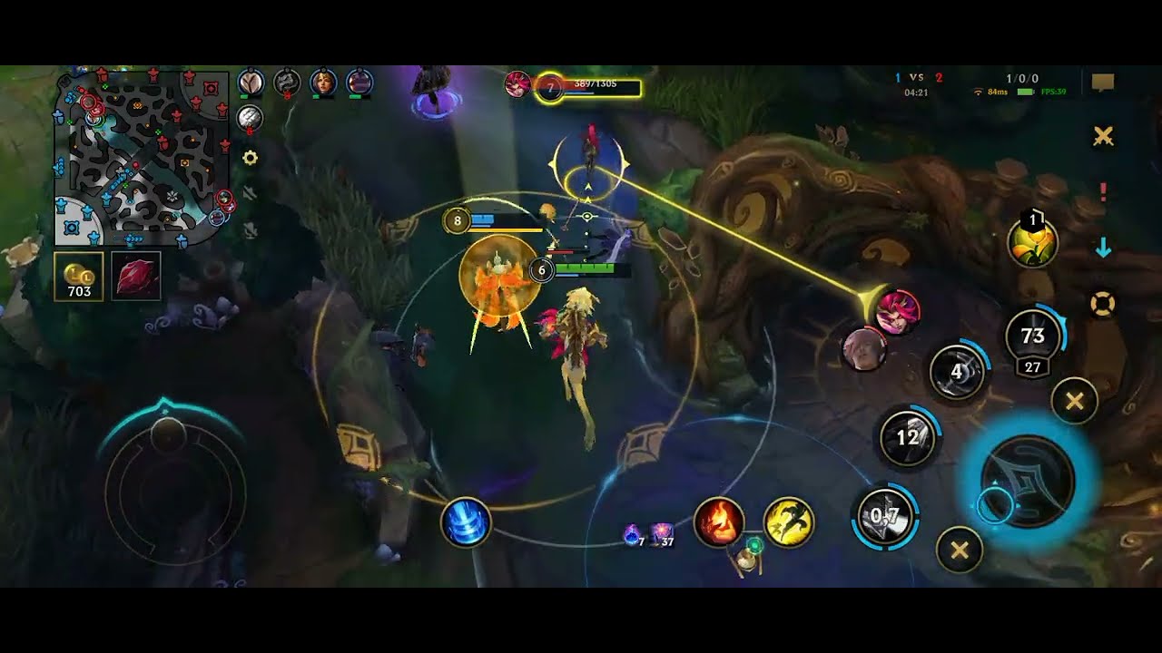 Probando Aurelion en wild rift por primera ves |game play|la remontada del sol  | maestro 2