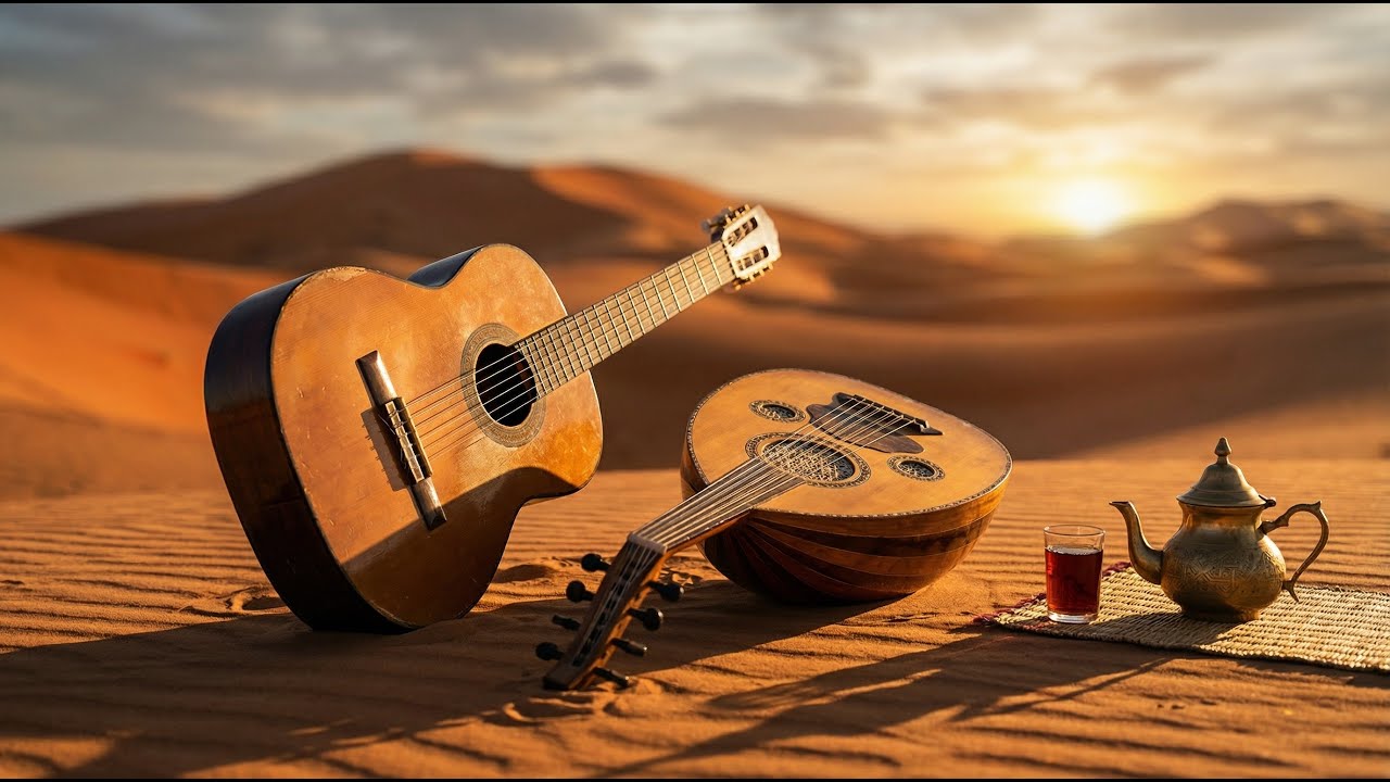Slow Down & Chill – Spanish Guitar & Arabic Oud Flamenco Rumba Instrumental