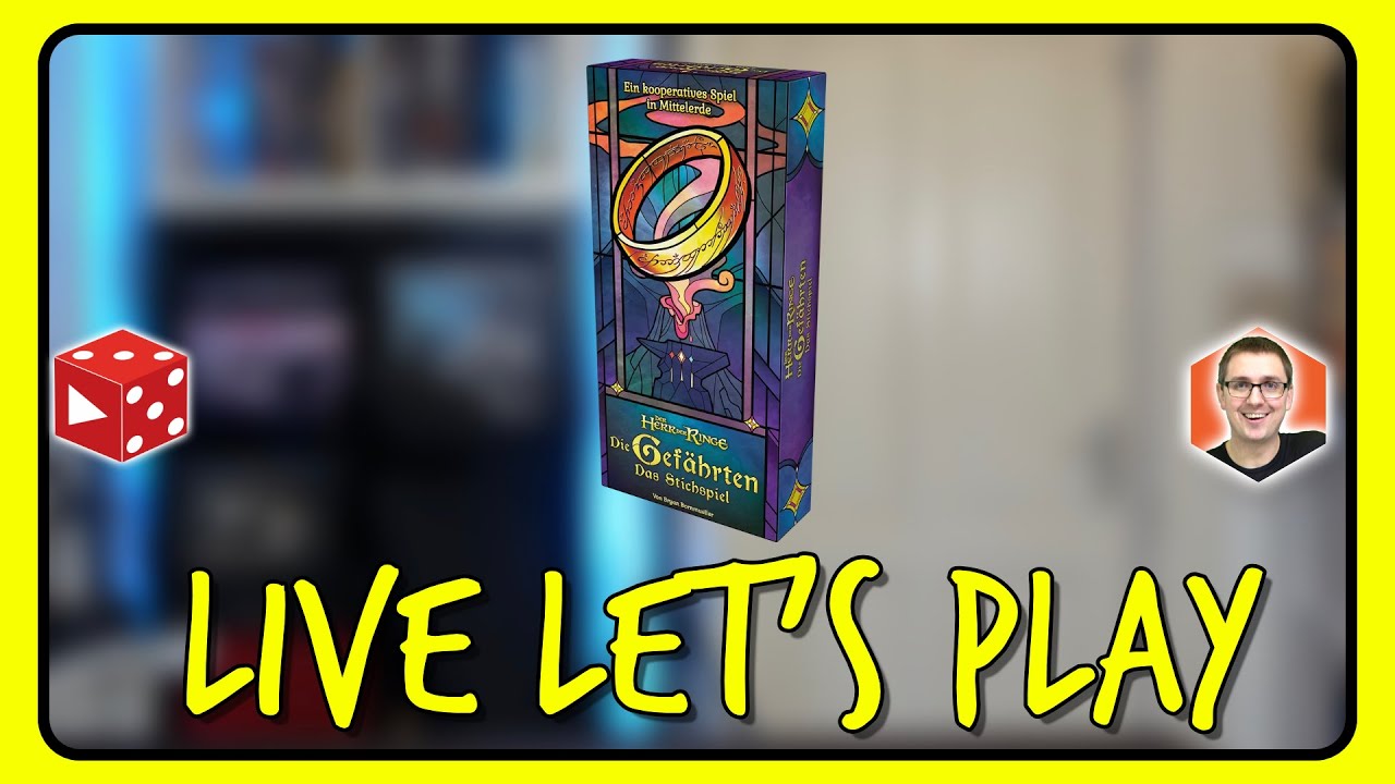 Solo Live Let's Play: Der Herr der Ringe: Die Gemeinschaft des Ringes: Das Stichspiel