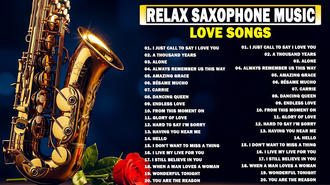 RELAXING SAXOPHONE MUSIC ALBUM 2026 - TOP GREATEST POPULAR SONGS ALL TIME