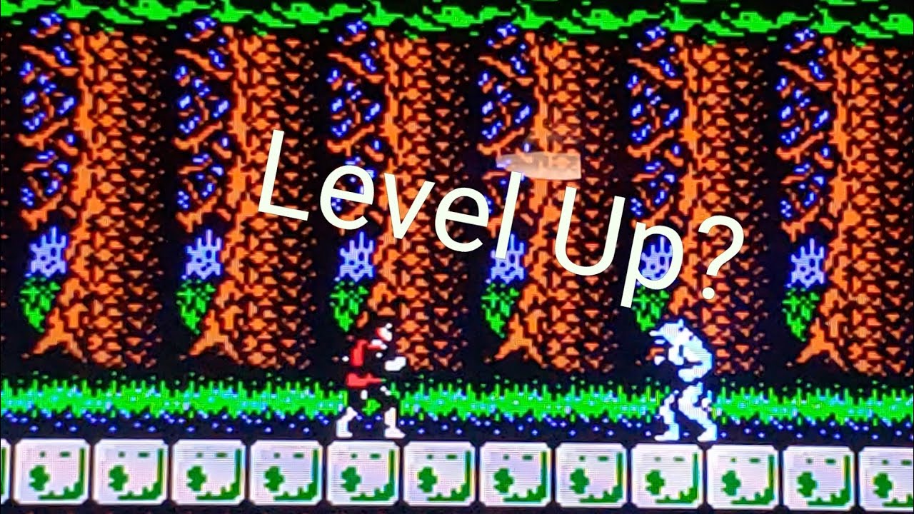 The sumwhat complicated level up system in Castlevania 2-Simons Quest