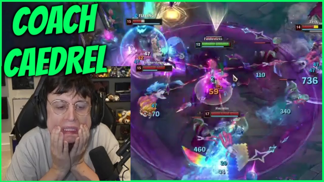 Caedrel Coaches Ludwig's Fiddlestick For League Week