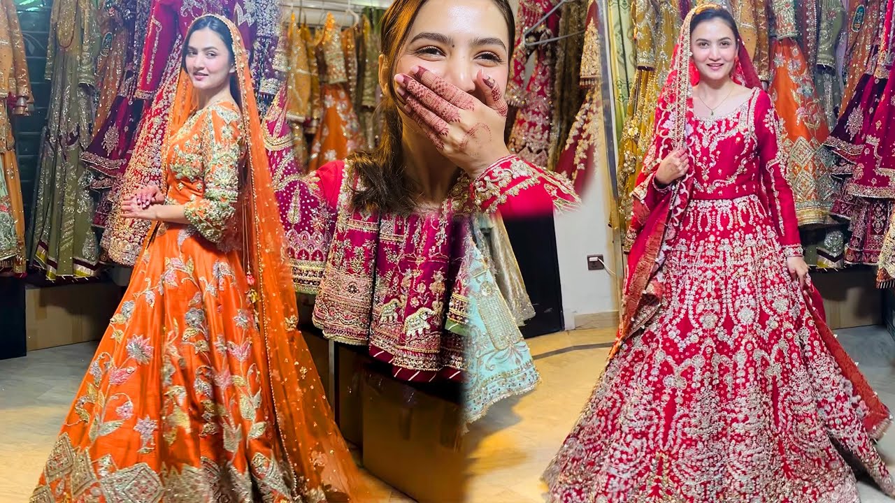 Tried wedding dresses for fitting | Hira Faisal | Sistrology