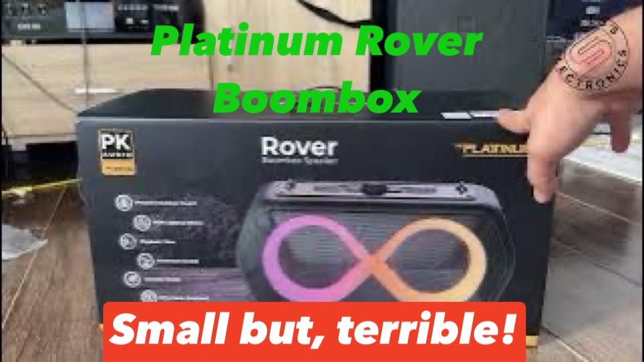 Platinum PK Audio Rover Boombox Bluetooth Speaker Full Unboxing and Testing