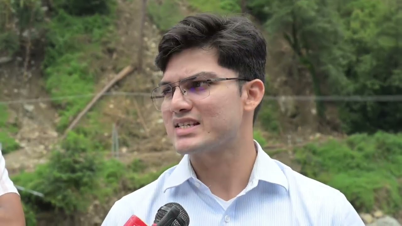 DM Rudraprayag Prateek Jain Ji ne.. आपदाग्रस्त बसुकेदार क्षेत्र में..  उत्तराखंड 