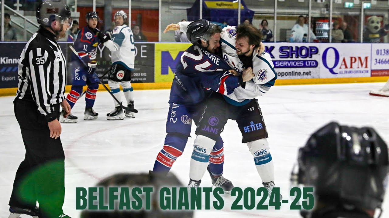 Belfast Giants 2024-25 fights