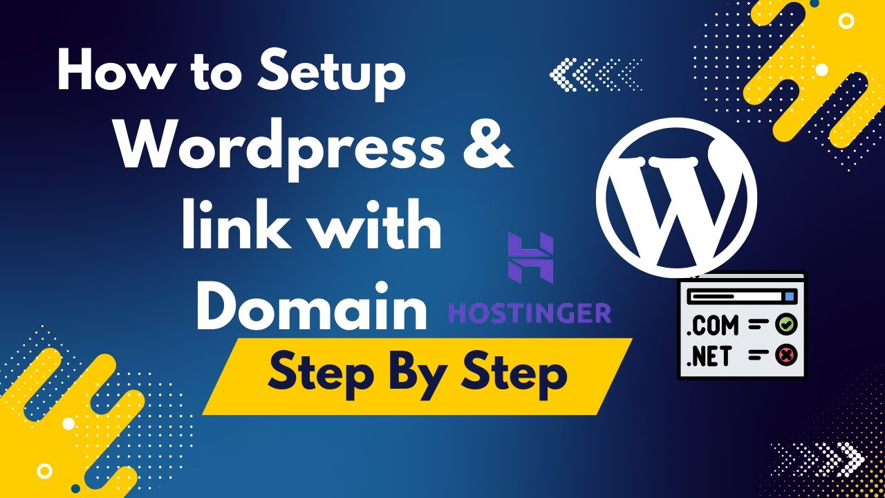 How to Install or Setup Wordpress on Hostinger and Link with Domain | Step By Step Process