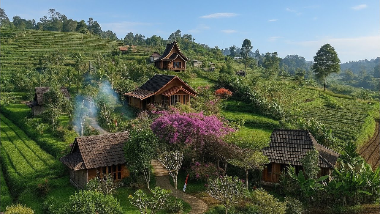 Dijamin Bikin Asyik😍Tempat Nongkrong Paling Syahdu Dihiasi Taman Bunga Di Tengah Alam Indah Sumedang