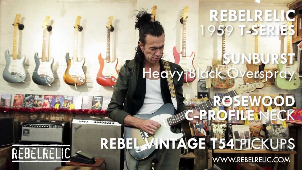 1959 Sunburst Black Overspray T-Series | REBELRELIC GUITAR SHOWCASE 2013