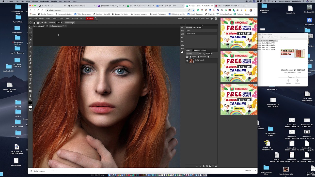 Photopea Change Eye Color