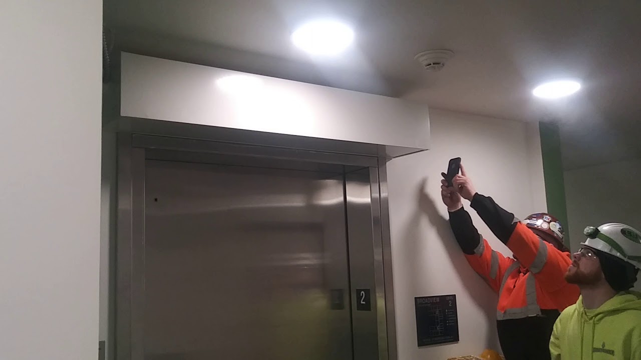Elevator smoke screen