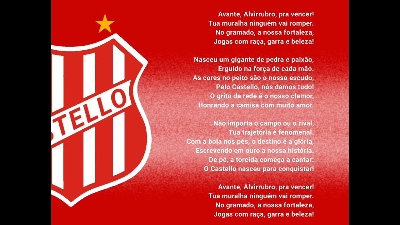 Hino do Castello F.C. - Relikião