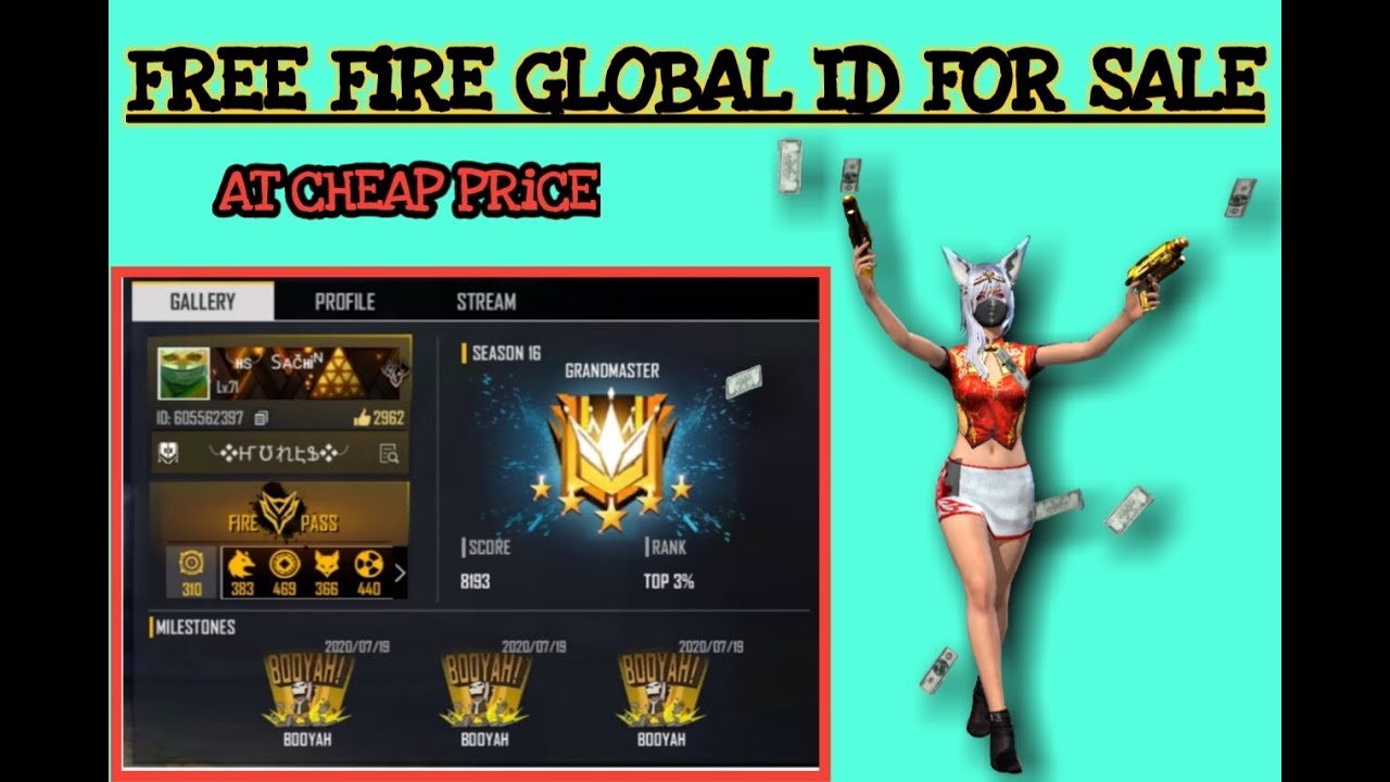 FREE FiRE ID FOR SALE// AT CHEAP PRiCE// CHECK DESCRiPTiON//